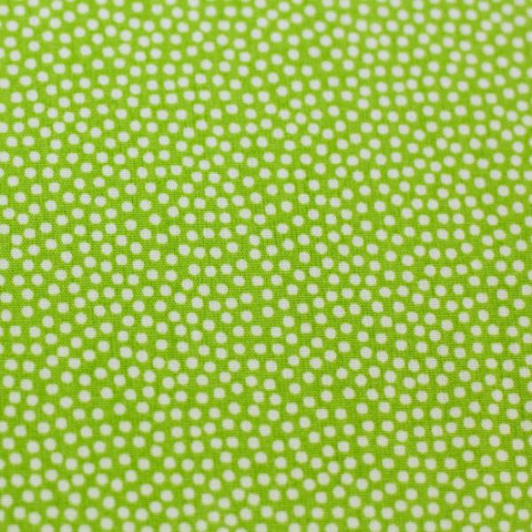 Baumwolle Dotty Kiwi/Weiß by Swafing